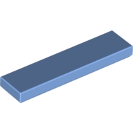Lego destička 1x4 hladká, středně modrá (4128580, 4597999)